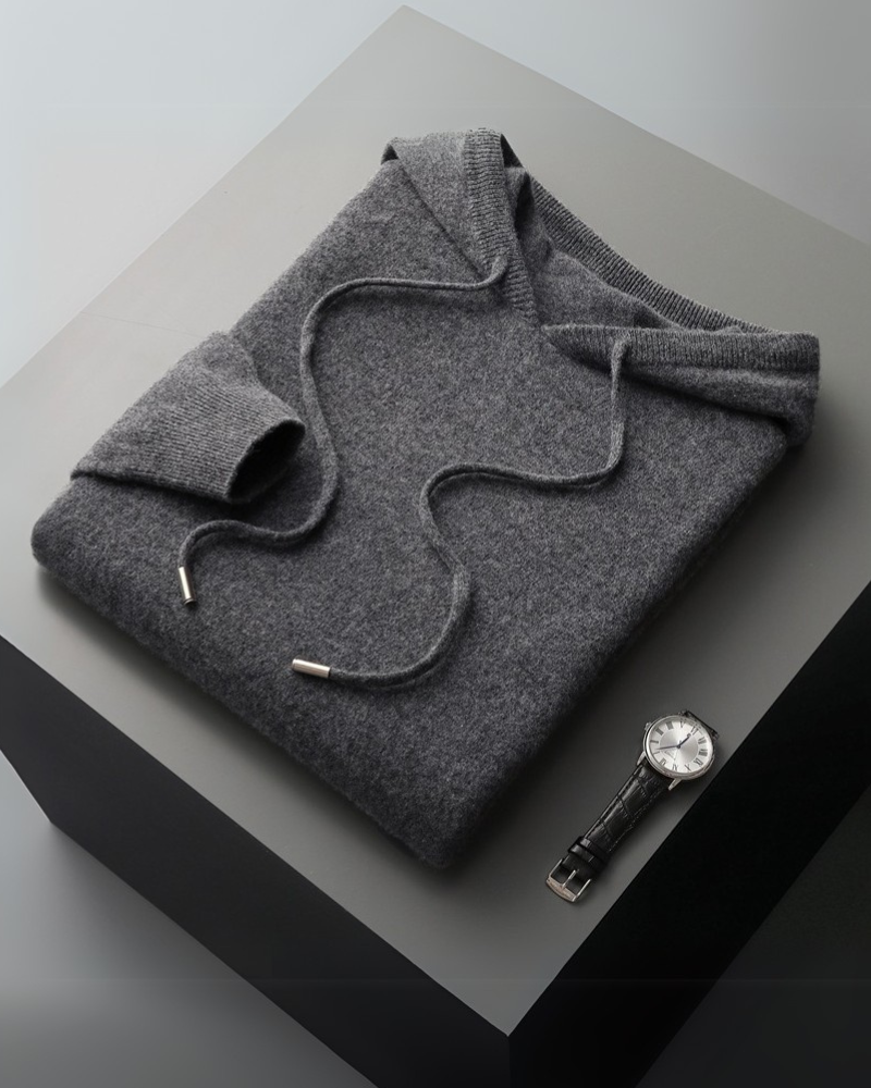 100% Cashmere Hoodie